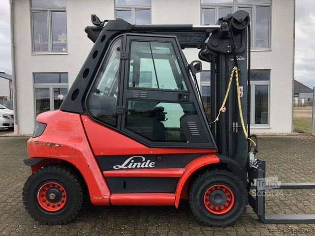 رافعة شوكية أمامية LINDE H60D 396_Diesel_ Heizung_4. Ventil_ Deutz_ Waage