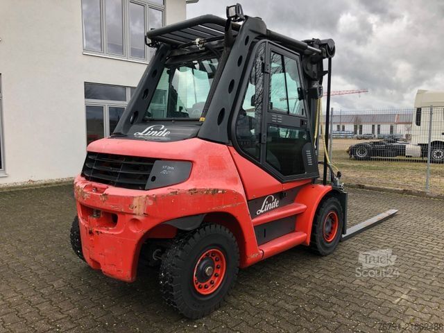 رافعة شوكية أمامية LINDE H60D 396_Diesel_ Heizung_4. Ventil_ Deutz_ Waage