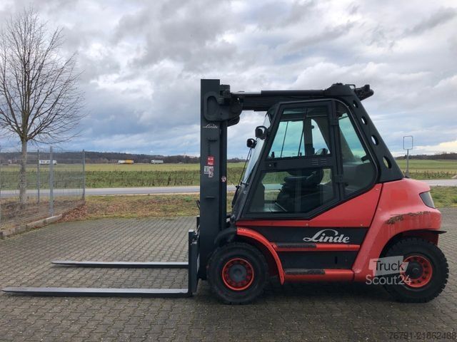 رافعة شوكية أمامية LINDE H60D 396_Diesel_ Heizung_4. Ventil_ Deutz_ Waage