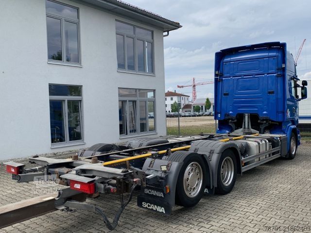 Kamion sa zamjenjivom nadogradnjom SCANIA R 490 6x2 Jumbo_ Topline_ Lenk- + Liftachse