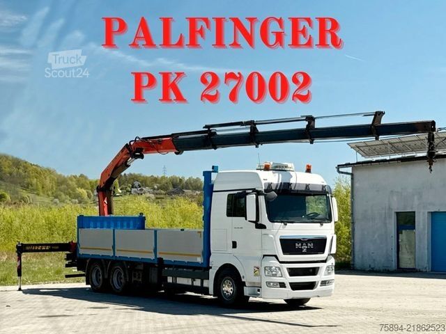 Żuraw samochodowy MAN TGX 28.480 Pritsche 7,10 m+ PK 27002/FUNK * TOP
