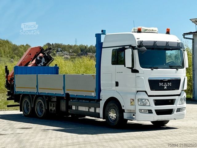 Tovorna dvigalka na tovornjaku MAN TGX 28.480 Pritsche 7,10 m+ PK 27002/FUNK * TOP