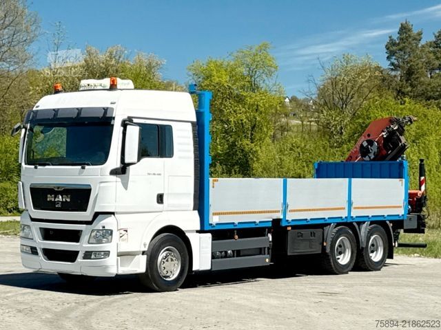 Tovorna dvigalka na tovornjaku MAN TGX 28.480 Pritsche 7,10 m+ PK 27002/FUNK * TOP