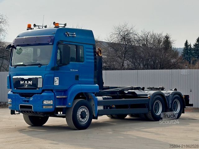 Kanca kasalı yük kamyonu (roll-off) MAN TGS 26.440 * Abrollkipper * 6x4 * TOPZUSTAND !