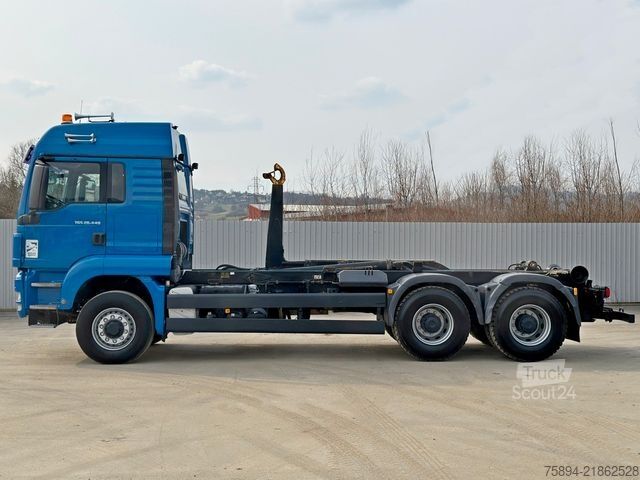 Kanca kasalı yük kamyonu (roll-off) MAN TGS 26.440 * Abrollkipper * 6x4 * TOPZUSTAND !