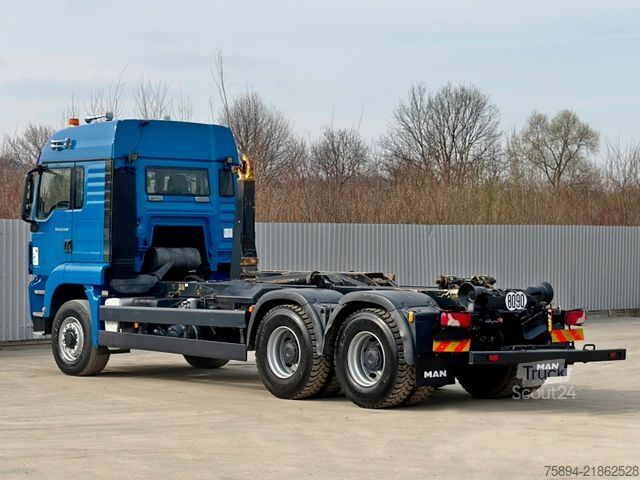 Kanca kasalı yük kamyonu (roll-off) MAN TGS 26.440 * Abrollkipper * 6x4 * TOPZUSTAND !