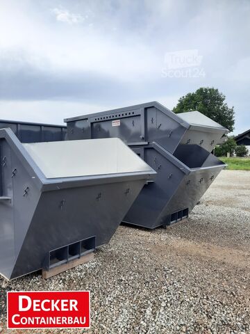 Roll-off container Decker Containerbau Absetzmulde 10 m³ Asymmetrisch offen