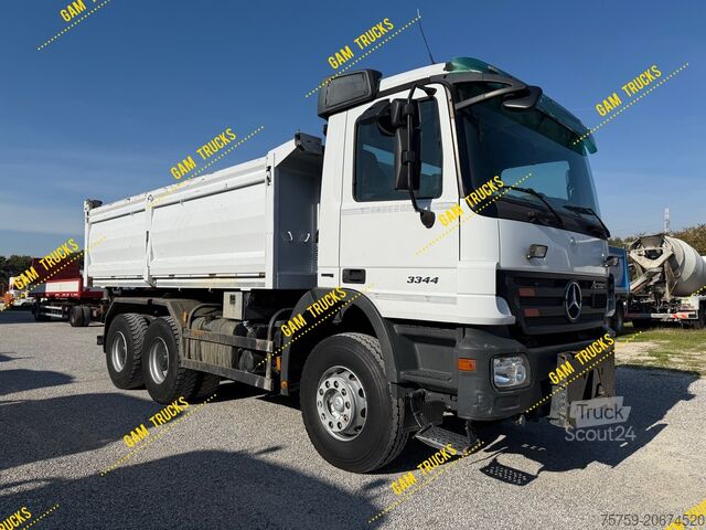 Trattore stradale standard Mercedes-Benz Actros 3344 3-Seiten-Kipper 33Ton EU5