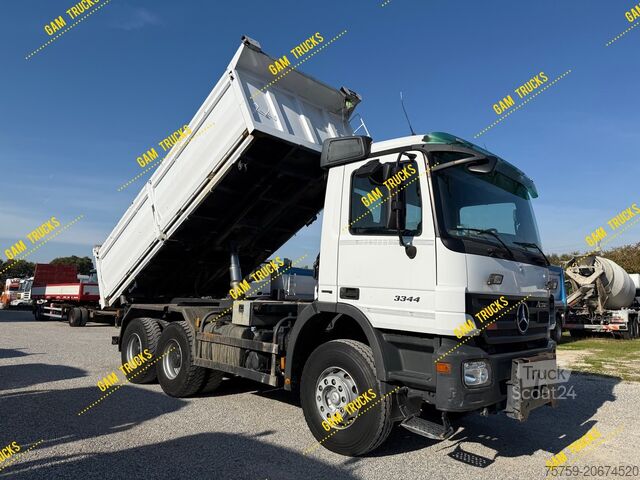 Trattore stradale standard Mercedes-Benz Actros 3344 3-Seiten-Kipper 33Ton EU5