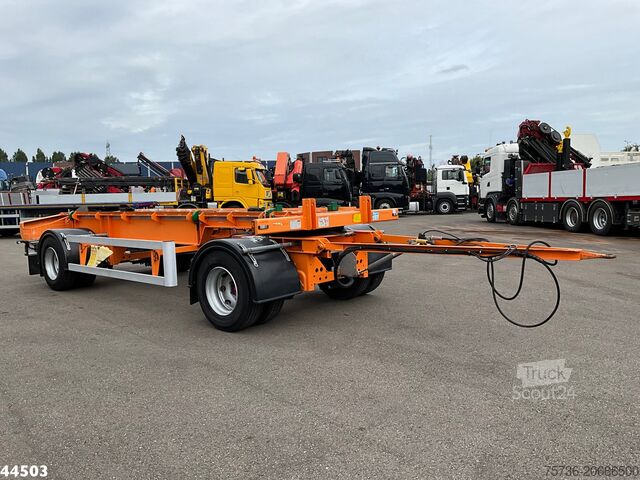 Transport af containere Noyens 2-assige containeraanhangwagen