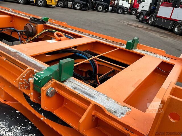 Transport af containere Noyens 2-assige containeraanhangwagen