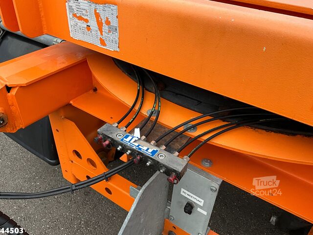 Transport af containere Noyens 2-assige containeraanhangwagen