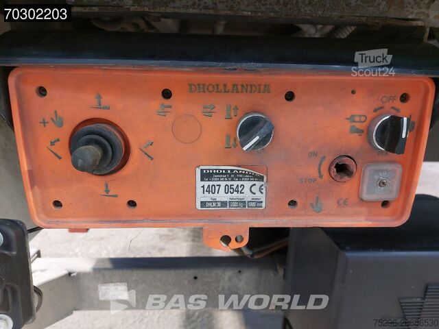 Kovček DAF CF 250 4X2 19tonner Automatic 2000kg Ladebordwa...