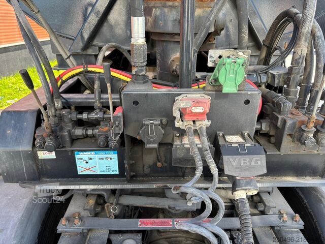 Tipper ZORZI 36 SPRS BOX L=8355 mm / MOVABLE AXLES