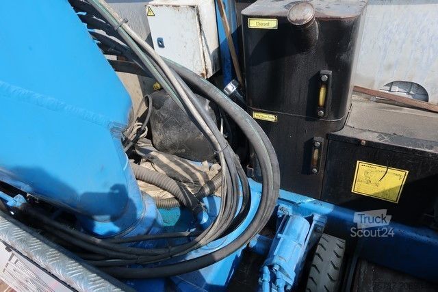 Remorque semi-ouverte RENDERS Baustoffpritsche Rollkran Kennis 14 aus 2010