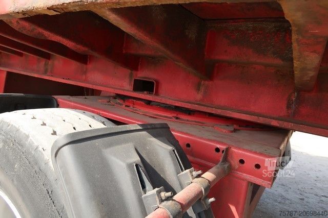 Remorque semi-ouverte RENDERS Baustoffpritsche Rollkran Kennis 14 aus 2010