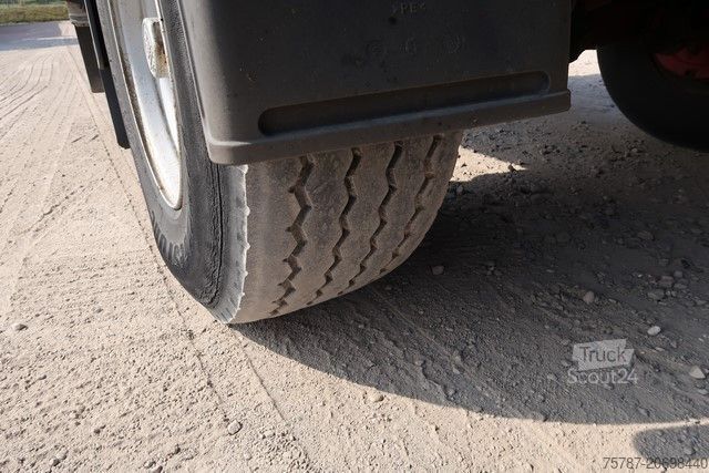 Remorque semi-ouverte RENDERS Baustoffpritsche Rollkran Kennis 14 aus 2010