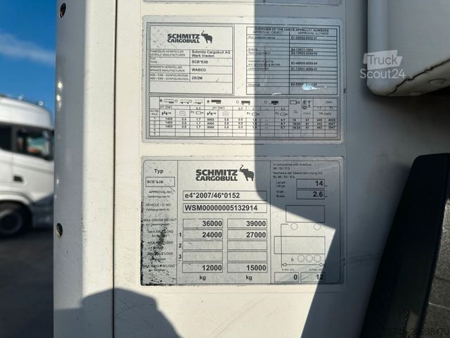 Kjølesemi SCHMITZ CARGOBULL SKO 24L * DOPPELSTOCK * LIFT * NUR 4.740H * ALU*
