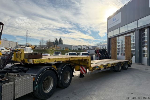 مقطورة نصف منخفضة MÜLLER-MITTELTAL 2A Gelenkt