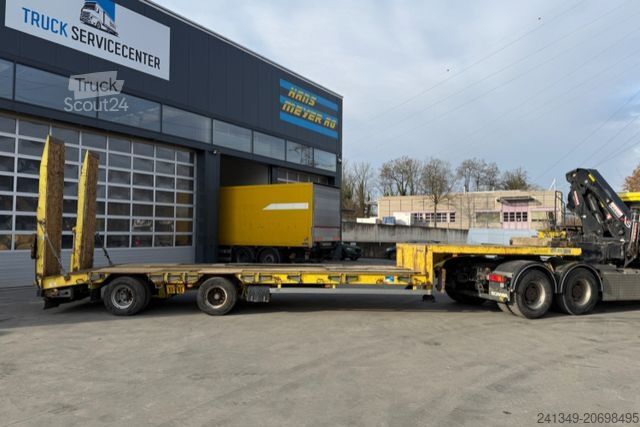 مقطورة نصف منخفضة MÜLLER-MITTELTAL 2A Gelenkt