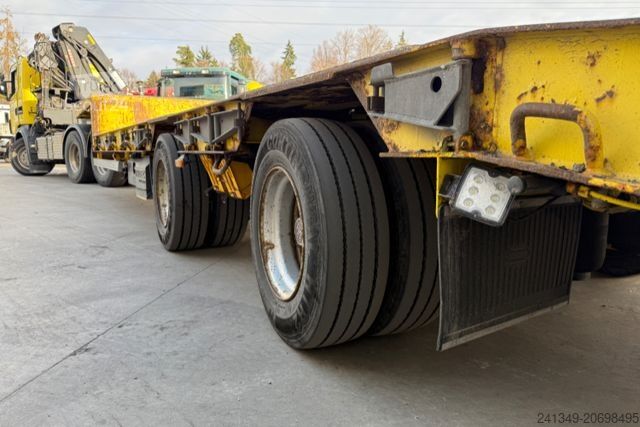 مقطورة نصف منخفضة MÜLLER-MITTELTAL 2A Gelenkt