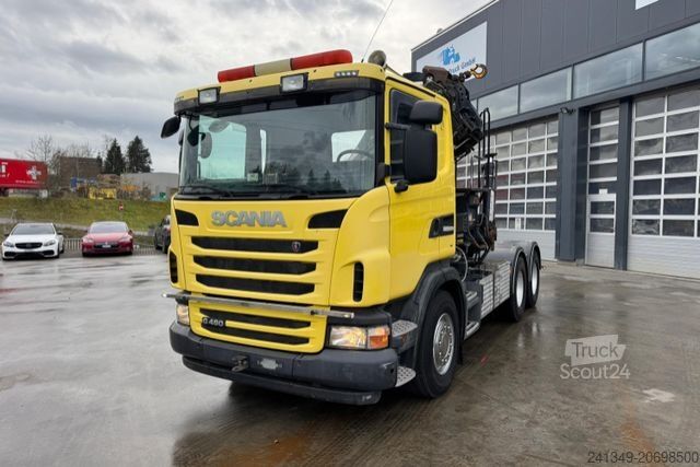 Tovorna dvigalka na tovornjaku SCANIA G480 6x4 SWS KIPPER/KRAN/SZM HIAB244-5