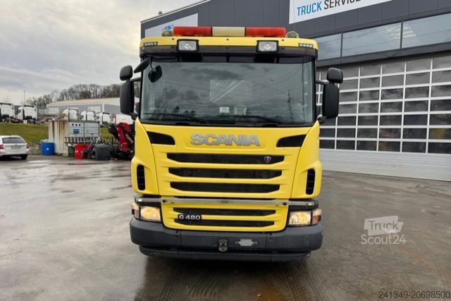 Tovorna dvigalka na tovornjaku SCANIA G480 6x4 SWS KIPPER/KRAN/SZM HIAB244-5