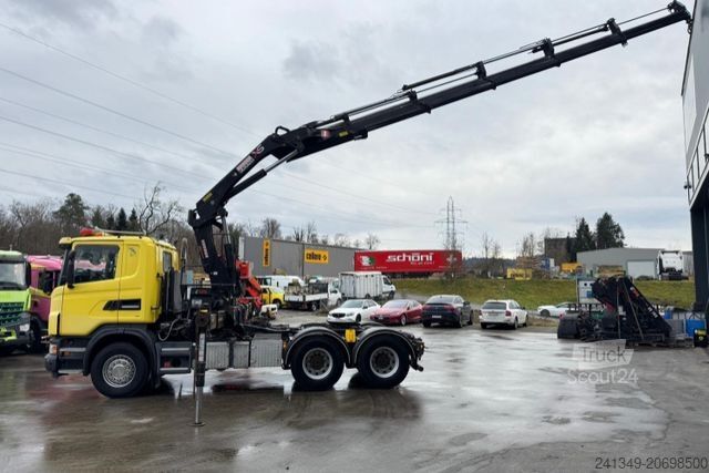 Tovorna dvigalka na tovornjaku SCANIA G480 6x4 SWS KIPPER/KRAN/SZM HIAB244-5