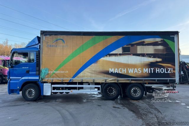 LKW mit Pritsche & Plane MAN TGS 26.440 6x2 LBW