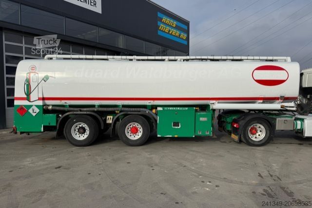 شبه مقطورة صهريج SCHWARZMÜLLER Tank 32'770L 3 Kammern