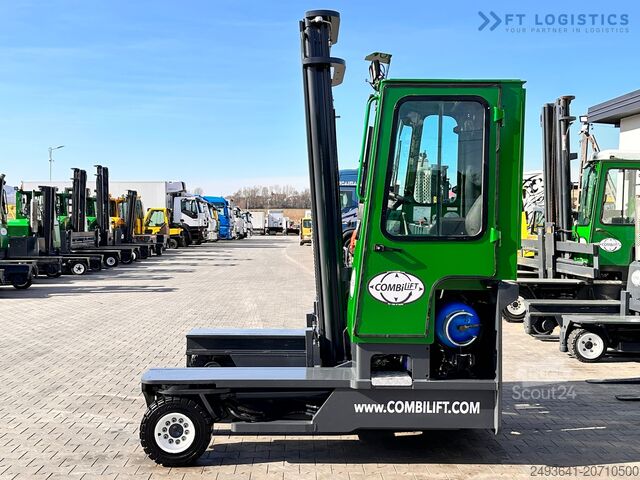 4-way forklift truck Combilift C4000 / LPG / DUPLEX / 4500MM /FREE LIFT