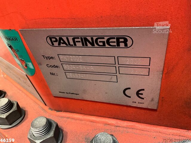 Vrachtwagen met kraan DAF FAD 85 CF 460 8x4 Palfinger 72 Tonmeter laadkra...