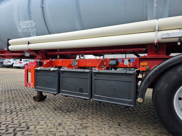 Tankauflieger FELDBINDER TSA 38.3 / Alu / ADR AT, FL / Lift / VOGELSANG