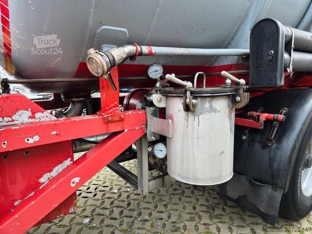 Tankauflieger FELDBINDER TSA 38.3 / Alu / ADR AT, FL / Lift / VOGELSANG