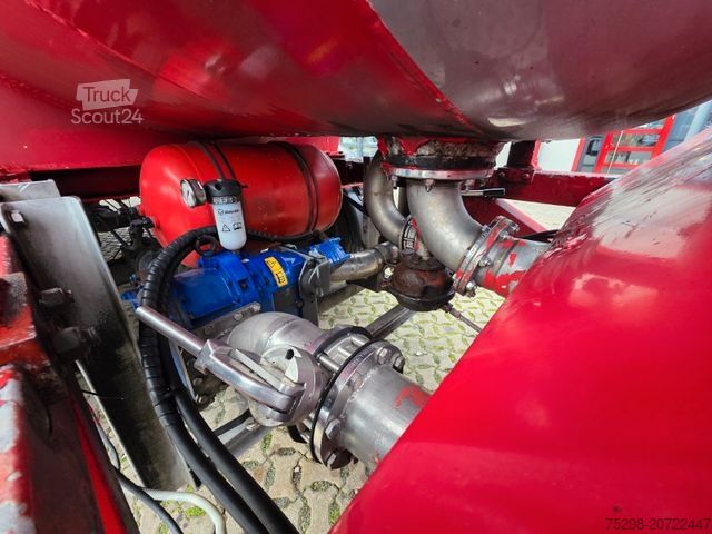 Tankauflieger FELDBINDER TSA 38.3 / Alu / ADR AT, FL / Lift / VOGELSANG