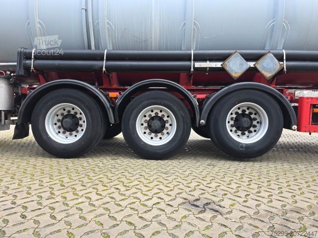 Tankauflieger FELDBINDER TSA 38.3 / Alu / ADR AT, FL / Lift / VOGELSANG