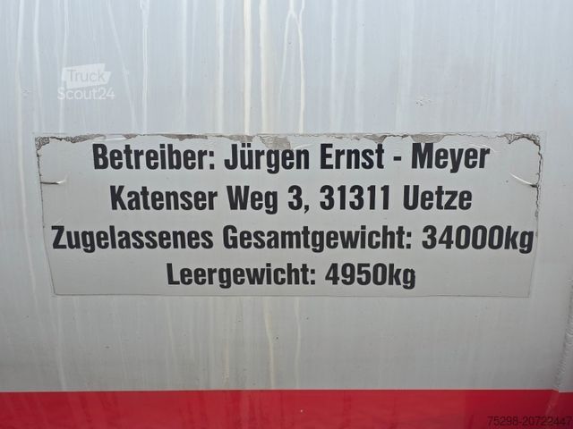 Tankauflieger FELDBINDER TSA 38.3 / Alu / ADR AT, FL / Lift / VOGELSANG