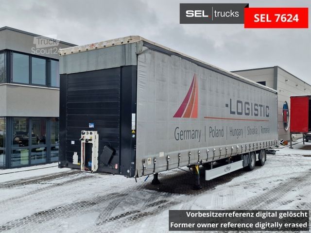 Open semitrailer with tarp FLIEGL SZS320 / Hubdach / EDSCHA / Mega