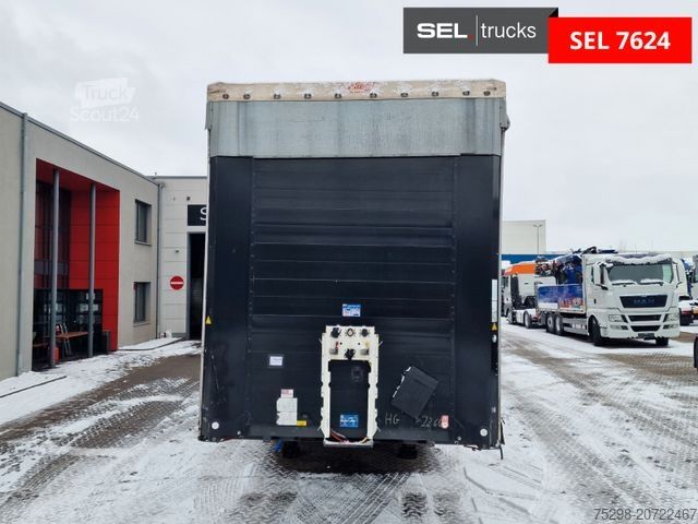 Open semitrailer with tarp FLIEGL SZS320 / Hubdach / EDSCHA / Mega