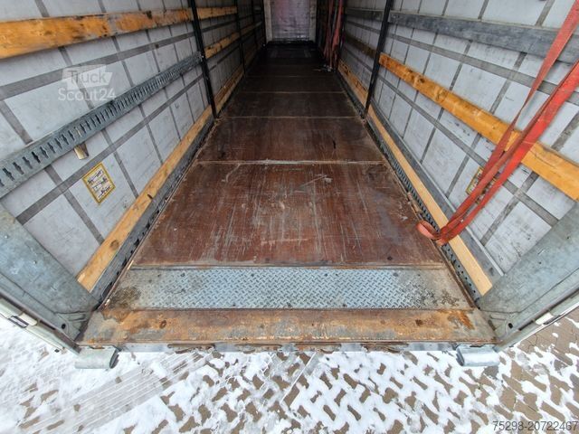 Open semitrailer with tarp FLIEGL SZS320 / Hubdach / EDSCHA / Mega