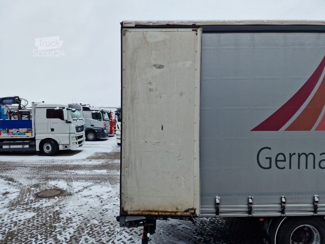 Open semitrailer with tarp FLIEGL SZS320 / Hubdach / EDSCHA / Mega
