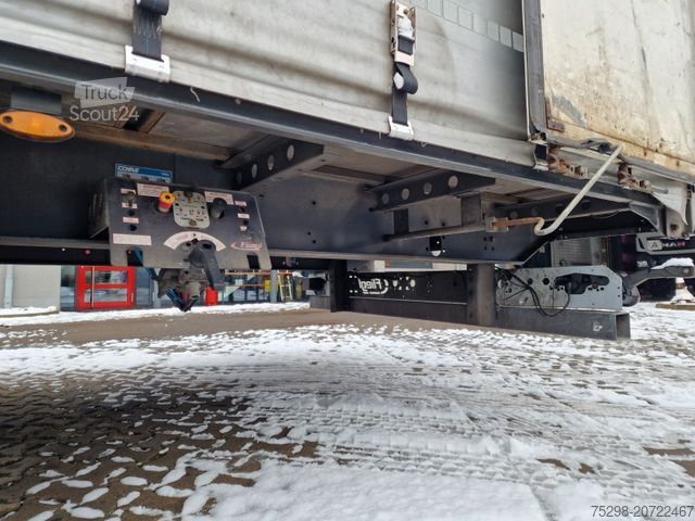 Open semitrailer with tarp FLIEGL SZS320 / Hubdach / EDSCHA / Mega