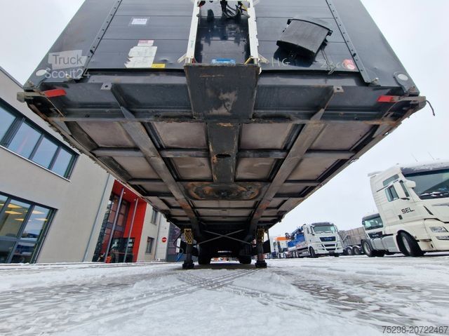 Open semitrailer with tarp FLIEGL SZS320 / Hubdach / EDSCHA / Mega