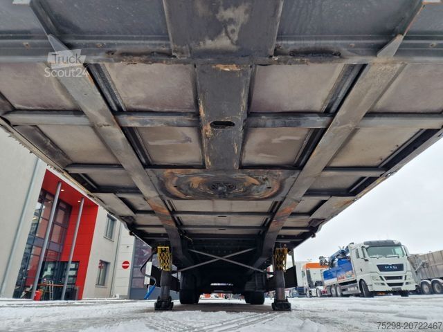Open semitrailer with tarp FLIEGL SZS320 / Hubdach / EDSCHA / Mega
