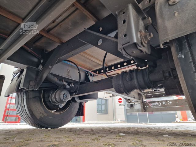 Open semitrailer with tarp FLIEGL SZS320 / Hubdach / EDSCHA / Mega
