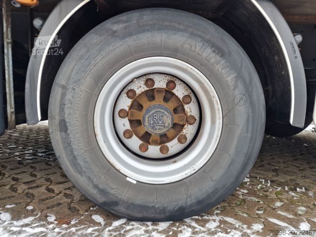 Open semitrailer with tarp FLIEGL SZS320 / Hubdach / EDSCHA / Mega