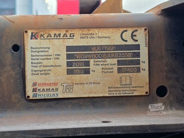 Samochód z wymienną zabudową MERCEDES-BENZ Kamag WBH25 / Umsetzer (Mafi/Terberg)