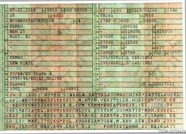 Samochód z wymienną zabudową MERCEDES-BENZ Kamag WBH25 / Umsetzer (Mafi/Terberg)