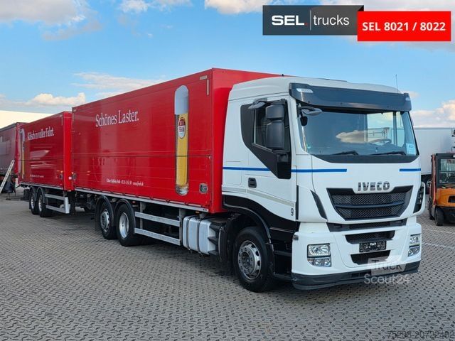 Samochód do przewozu napojów IVECO Stralis 420 / Ladebordwand / Lenkachse /Liftache