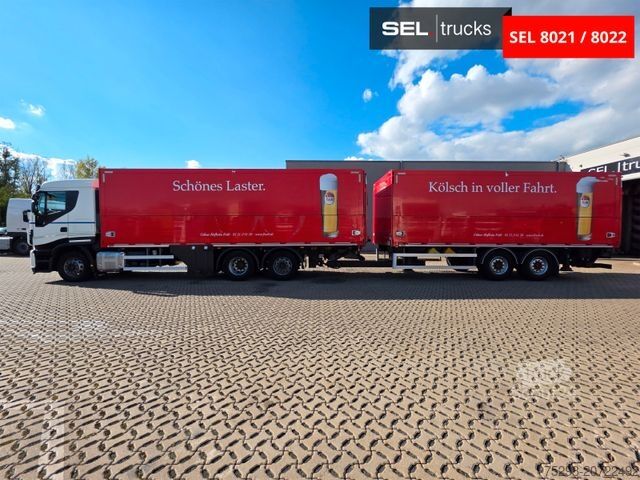 Samochód do przewozu napojów IVECO Stralis 420 / Ladebordwand / Lenkachse /Liftache